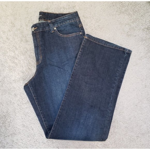 Nine West Jeans West End Bootcut Women's 16/32 Average High Rise Blue Denim - Picture 15 of 16